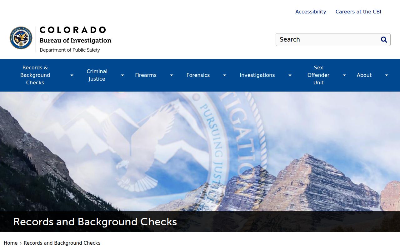 Clear Creek County criminal history options from Colorado CBI